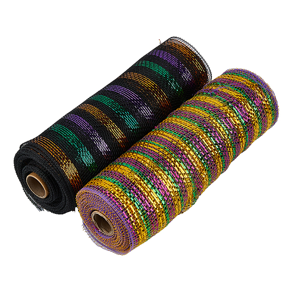 PandaHall DICOSMETIC 2 Rolls 2 Colors PP Striped Mesh Ribbons, for Webbing and Decoration, Mixed Color, 10 inch(255mm), about 10.00 Yards..., Multicolor
PandaHall DICOSMETIC 2 Rolls 2 Colors PP Striped Mesh Ribbons, for Webbing and Decoration, Mixed Color, 10 inch(255mm), about 10.00 Yards..., Multicolor