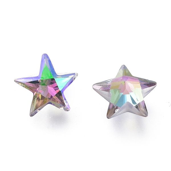 PandaHall Cubic Zirconia Pointed Back Cabochons, Faceted Star, Ghost Light, 10x10.5x6mm Cubic Zirconia Star Gray
PandaHall Cubic Zirconia Pointed Back Cabochons, Faceted Star, Ghost Light, 10x10.5x6mm Cubic Zirconia Star Gray