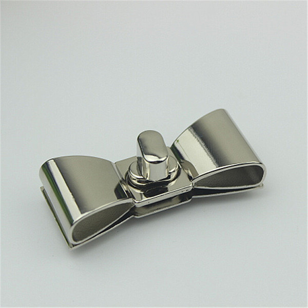 PandaHall Zinc Alloy Twist Bag Lock Purse Catch Clasps, Bowknot, for DIY Bag Purse Hardware Accessories, Platinum, 2.2x5.6x1.2cm Alloy
PandaHall Zinc Alloy Twist Bag Lock Purse Catch Clasps, Bowknot, for DIY Bag Purse Hardware Accessories, Platinum, 2.2x5.6x1.2cm Alloy