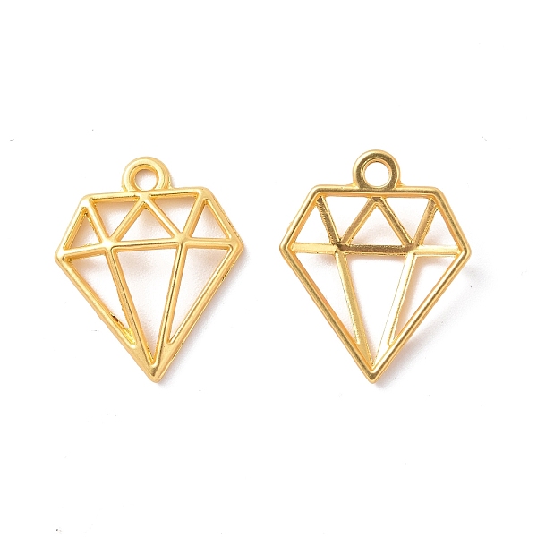PandaHall Rack Plating Alloy Pendants, Cadmium Free & Lead Free & Nickle Free, Hollow, Diamond Shape Charm, Matte Gold Color, 19.5x16x3.5mm...
PandaHall Rack Plating Alloy Pendants, Cadmium Free & Lead Free & Nickle Free, Hollow, Diamond Shape Charm, Matte Gold Color, 19.5x16x3.5mm...