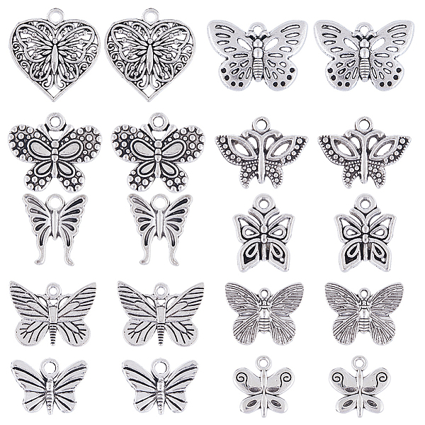PandaHall SUNNYCLUE 1 Box 80Pcs 10 Styles Small Butterfly Charms Bulk Insect Charms Antique Silver Tibetan Butterflies Flying Insects Hollow...
PandaHall SUNNYCLUE 1 Box 80Pcs 10 Styles Small Butterfly Charms Bulk Insect Charms Antique Silver Tibetan Butterflies Flying Insects Hollow...
