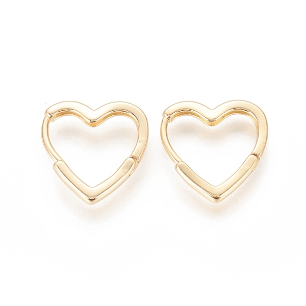PandaHall Brass Huggie Hoop Earrings, Long-Lasting Plated, Heart, Real 18K Gold Plated, 16.5x16x2mm, Pin: 1mm Brass Heart
PandaHall Brass Huggie Hoop Earrings, Long-Lasting Plated, Heart, Real 18K Gold Plated, 16.5x16x2mm, Pin: 1mm Brass Heart