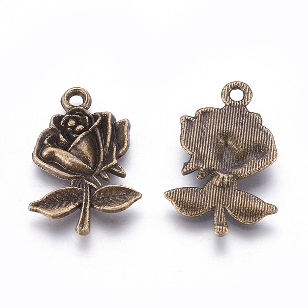 PandaHall Tibetan Style Alloy Pendants, Lead Free & Cadmium Free, Rose, Antique Bronze, 25.5x17.5x3mm, Hole: 1.5mm, 500pcs/1000g Alloy...
PandaHall Tibetan Style Alloy Pendants, Lead Free & Cadmium Free, Rose, Antique Bronze, 25.5x17.5x3mm, Hole: 1.5mm, 500pcs/1000g Alloy...