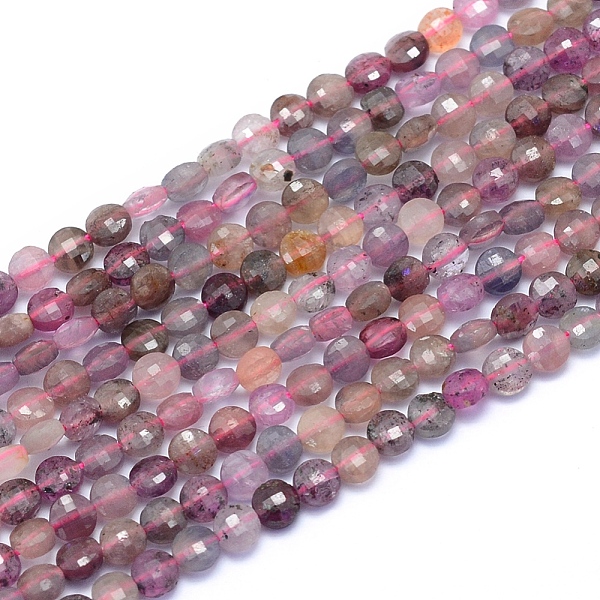 PandaHall Natural Red Corundum/Ruby and Sapphire Beads Strands, Faceted, Flat Round, 4x2.5mm, Hole: 0.6mm, about 100pcs/strand, 15.35 inch...
PandaHall Natural Red Corundum/Ruby and Sapphire Beads Strands, Faceted, Flat Round, 4x2.5mm, Hole: 0.6mm, about 100pcs/strand, 15.35 inch...