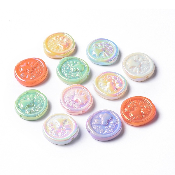 PandaHall Opaque Acrylic Beads, Ellipse, Mixed Color, 25x24x7mm, Hole: 2.1mm Acrylic Multicolor
PandaHall Opaque Acrylic Beads, Ellipse, Mixed Color, 25x24x7mm, Hole: 2.1mm Acrylic Multicolor