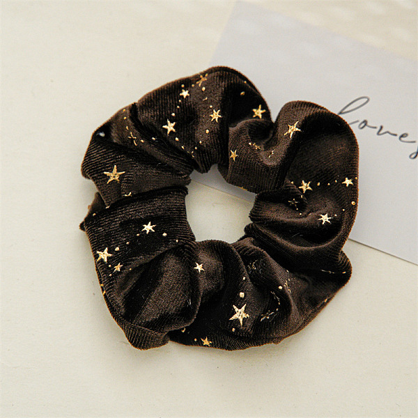 PandaHall Solid Color with Star Cloth Ponytail Scrunchy Hair Ties, Ponytail Holder Hair Accessories for Women and Girls, Coffee, 110mm Cloth..., Brown
PandaHall Solid Color with Star Cloth Ponytail Scrunchy Hair Ties, Ponytail Holder Hair Accessories for Women and Girls, Coffee, 110mm Cloth..., Brown