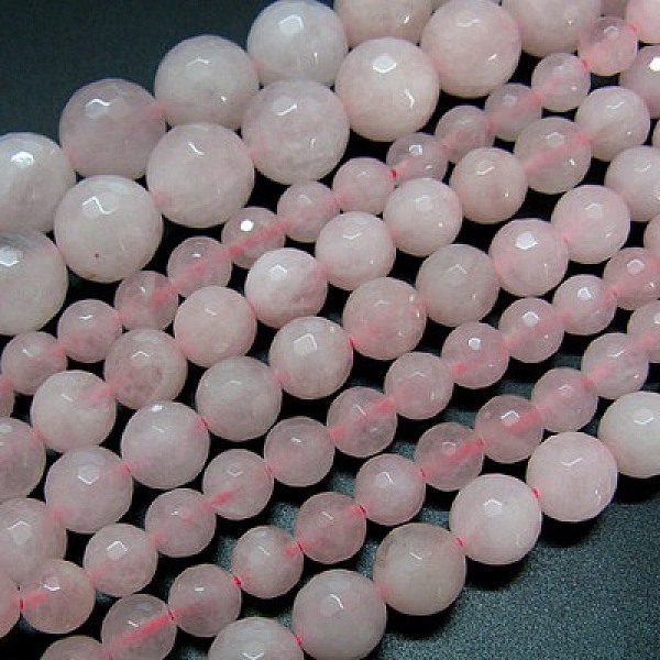 PandaHall Natural Rose Quartz Beads Strands, Faceted, Round, Pink, 6mm, Hole: 1mm, about 63pcs/strand, 15.55 inch Rose Quartz Round Pink
PandaHall Natural Rose Quartz Beads Strands, Faceted, Round, Pink, 6mm, Hole: 1mm, about 63pcs/strand, 15.55 inch Rose Quartz Round Pink
