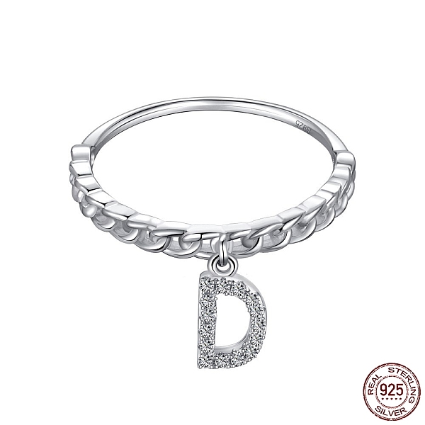 PandaHall Rhodium Plated 925 Sterling Silver Micro Pave Clear Cubic Zirconia Finger Ring for Women, Letter, with 925 Stamp, Real Platinum...
PandaHall Rhodium Plated 925 Sterling Silver Micro Pave Clear Cubic Zirconia Finger Ring for Women, Letter, with 925 Stamp, Real Platinum...