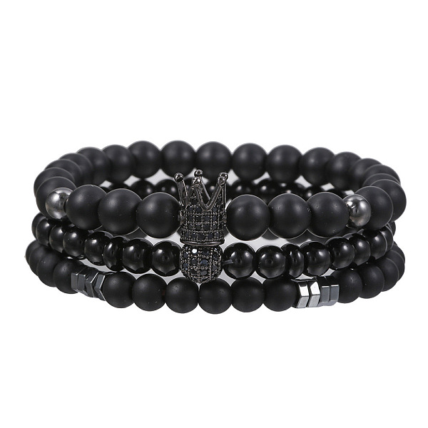 PandaHall Volcano Stone Black Matte Black Gallstone Wood Beads Bracelet Set Combination Hip Hop Elastic Bracelet Bracelet Bracelet Natural...
PandaHall Volcano Stone Black Matte Black Gallstone Wood Beads Bracelet Set Combination Hip Hop Elastic Bracelet Bracelet Bracelet Natural...