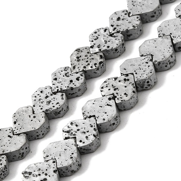 PandaHall Electroplated Natural Lava Rock Beads Strands, Heart, Platinum Plated, 8x8.5x3mm, Hole: 1mm, about 60pcs/strand, 16.54''(42cm)...
PandaHall Electroplated Natural Lava Rock Beads Strands, Heart, Platinum Plated, 8x8.5x3mm, Hole: 1mm, about 60pcs/strand, 16.54''(42cm)...