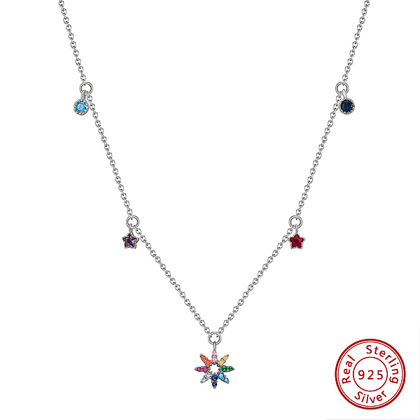 PandaHall 925 Sterling Silver Micro Pave Cubic Zirconia Pendant Necklaces, Flower, Real Platinum Plated, 16.10 inch(40.9cm) Sterling Silver...
PandaHall 925 Sterling Silver Micro Pave Cubic Zirconia Pendant Necklaces, Flower, Real Platinum Plated, 16.10 inch(40.9cm) Sterling Silver...