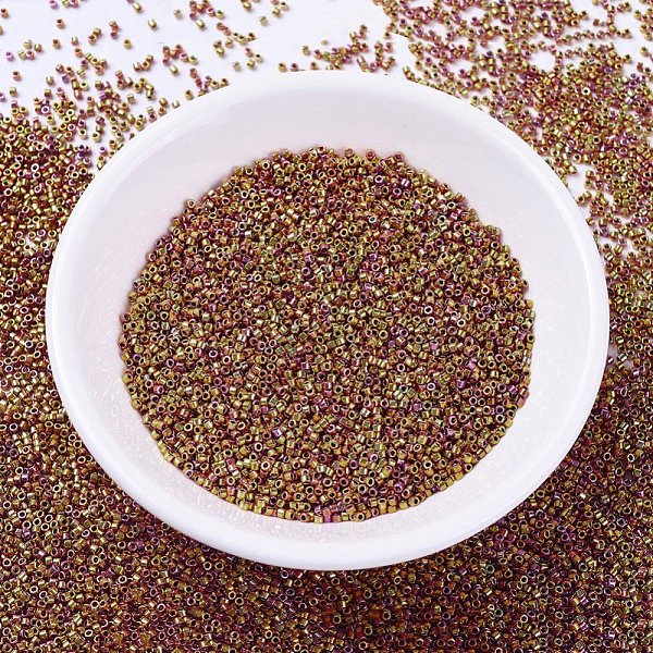 PandaHall MIYUKI Delica Beads, Cylinder, Japanese Seed Beads, 11/0, (DB0501) 24kt Gold Iris, 1.3x1.6mm, Hole: 0.8mm, about 20000pcs/bag...
PandaHall MIYUKI Delica Beads, Cylinder, Japanese Seed Beads, 11/0, (DB0501) 24kt Gold Iris, 1.3x1.6mm, Hole: 0.8mm, about 20000pcs/bag...