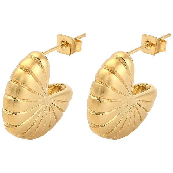 PandaHall Flower Shape Vacuum Plating 304 Stainless Steel Stud Earrings, Half Hoop Earrings, Golden, 17.5x5.5mm 304 Stainless Steel Flower
PandaHall Flower Shape Vacuum Plating 304 Stainless Steel Stud Earrings, Half Hoop Earrings, Golden, 17.5x5.5mm 304 Stainless Steel Flower