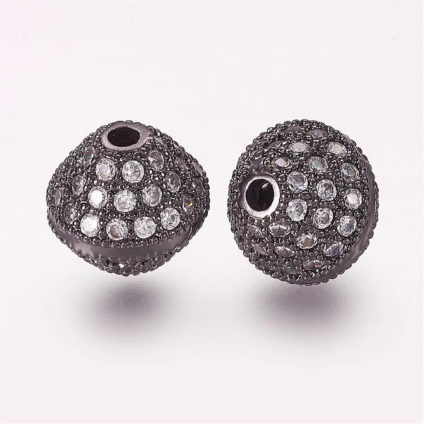 PandaHall Brass Micro Pave Cubic Zirconia Beads, Bicone, Clear, Gunmetal, 10x10mm, Hole: 2mm Brass+Cubic Zirconia Bicone Clear
PandaHall Brass Micro Pave Cubic Zirconia Beads, Bicone, Clear, Gunmetal, 10x10mm, Hole: 2mm Brass+Cubic Zirconia Bicone Clear