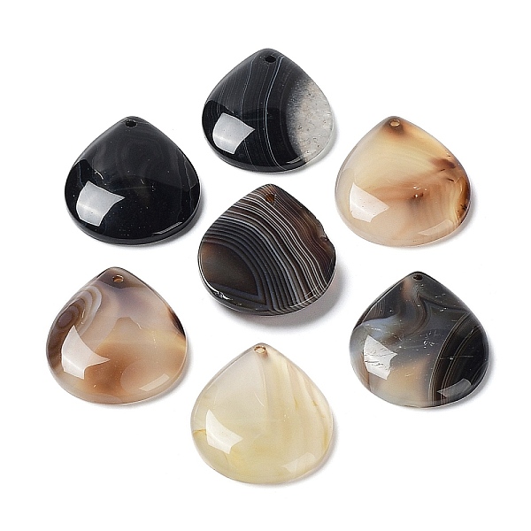 PandaHall Natural Banded Agate/Striped Agate Pendants, Dyed & Heated, Teardrop Charms, 25x30x5mm, Hole: 1.4mm Banded Agate Teardrop..., Multicolor
PandaHall Natural Banded Agate/Striped Agate Pendants, Dyed & Heated, Teardrop Charms, 25x30x5mm, Hole: 1.4mm Banded Agate Teardrop..., Multicolor