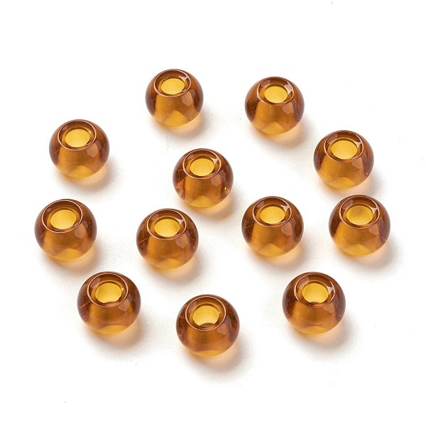 PandaHall Glass European Beads, Large Hole Beads, Rondelle, Sandy Brown, 15x10mm, Hole: 5~6.4mm Glass Rondelle
PandaHall Glass European Beads, Large Hole Beads, Rondelle, Sandy Brown, 15x10mm, Hole: 5~6.4mm Glass Rondelle