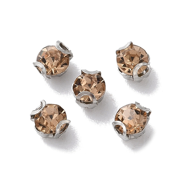 PandaHall Round Sew on Rhinestone, Multi-strand Links, Glass Rhinestone, with Stainless Steel Prong Settings, Garments Accessories, Faceted...
PandaHall Round Sew on Rhinestone, Multi-strand Links, Glass Rhinestone, with Stainless Steel Prong Settings, Garments Accessories, Faceted...