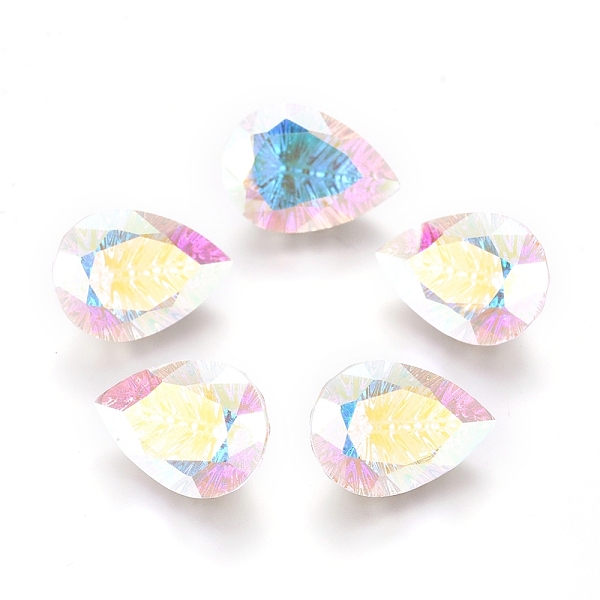 PandaHall Glass Rhinestone Cabochons, Pointed Back Plated, Faceted, Teardrop, Crystal AB, 14x10x7mm Glass Rhinestone Teardrop Clear
PandaHall Glass Rhinestone Cabochons, Pointed Back Plated, Faceted, Teardrop, Crystal AB, 14x10x7mm Glass Rhinestone Teardrop Clear