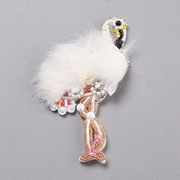 PandaHall Computerized Embroidery Cloth Sew on Patches, Costume Accessories, with Faux Fur, Seed Beads and Crystal Rhinestone, Crane, White...
PandaHall Computerized Embroidery Cloth Sew on Patches, Costume Accessories, with Faux Fur, Seed Beads and Crystal Rhinestone, Crane, White...