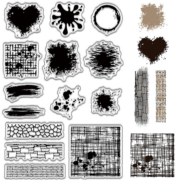 PandaHall CRASPIRE Brick Painting Background Clear Rubber Stamp Heart Ink Stain Vintage Transparent Silicone Seals Stamp Retro for...
PandaHall CRASPIRE Brick Painting Background Clear Rubber Stamp Heart Ink Stain Vintage Transparent Silicone Seals Stamp Retro for...