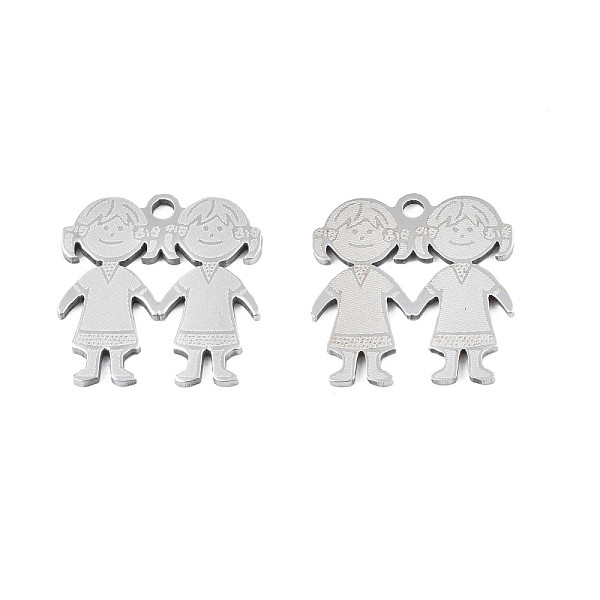 PandaHall 201 Stainless Steel Pendants, Girl, Real 18K Gold Plated, 15.5x15x1mm, Hole: 1.5mm 201 Stainless Steel Human
PandaHall 201 Stainless Steel Pendants, Girl, Real 18K Gold Plated, 15.5x15x1mm, Hole: 1.5mm 201 Stainless Steel Human