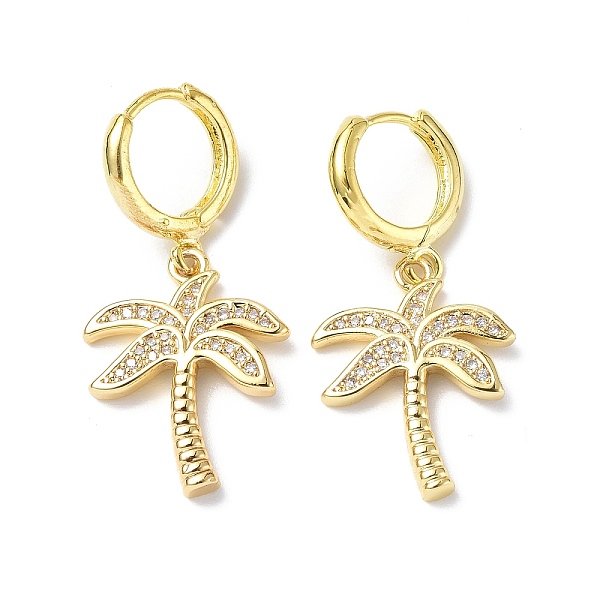 PandaHall Clear Cubic Zirconia Coconut Palm Dangle Hoop Earrings, Rack Plating Brass Jewelry for Women, Golden, 31mm, Pin: 0.9mm Cubic...
PandaHall Clear Cubic Zirconia Coconut Palm Dangle Hoop Earrings, Rack Plating Brass Jewelry for Women, Golden, 31mm, Pin: 0.9mm Cubic...