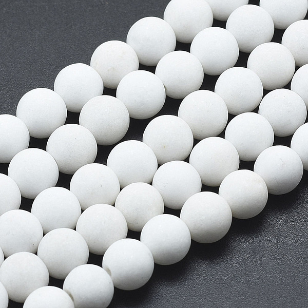 PandaHall Natural Mashan Jade Beads Strands, Dyed, Frosted, Round, White, 8mm, Hole: 1mm, about 49~50pcs/strand, 16 inch Mashan Jade Round...
PandaHall Natural Mashan Jade Beads Strands, Dyed, Frosted, Round, White, 8mm, Hole: 1mm, about 49~50pcs/strand, 16 inch Mashan Jade Round...
