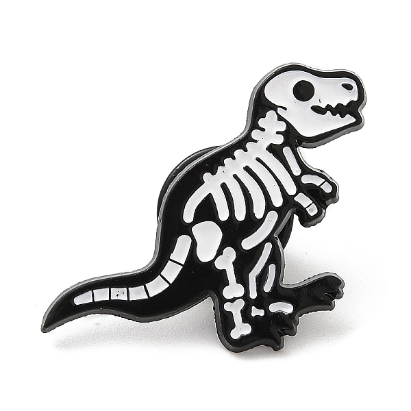 PandaHall Halloween Skeleton Enamel Pins, Electrophoresis Black Alloy Badge for Backpack Clothes, Dinosaur, 21x28x1.5mm Alloy+Enamel..., White
PandaHall Halloween Skeleton Enamel Pins, Electrophoresis Black Alloy Badge for Backpack Clothes, Dinosaur, 21x28x1.5mm Alloy+Enamel..., White