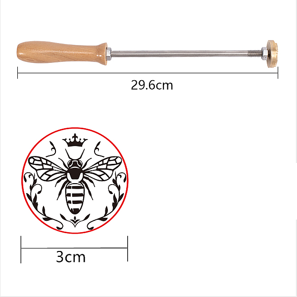 PandaHall SUPERFINDINGS Wood Branding Iron Stamp 30mm Bee Pattern Branding Iron with Replaceable Brass Head and Wooden Handles for BBQ Wood...
PandaHall SUPERFINDINGS Wood Branding Iron Stamp 30mm Bee Pattern Branding Iron with Replaceable Brass Head and Wooden Handles for BBQ Wood...