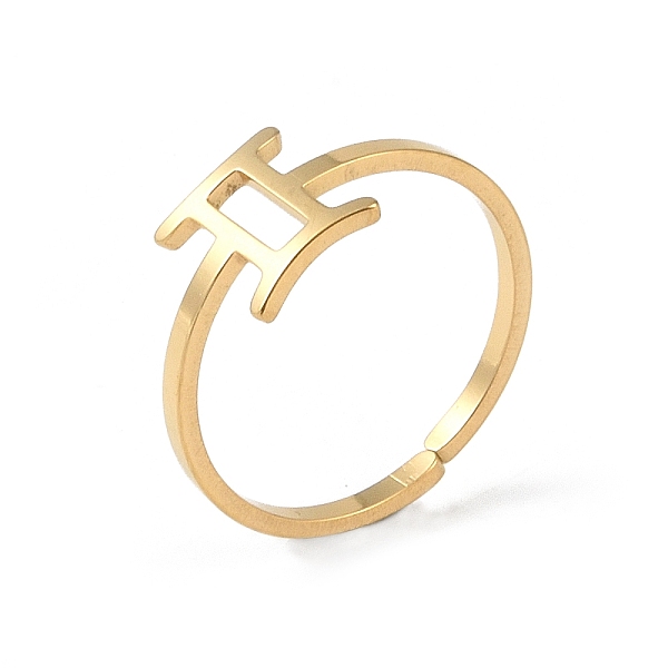 PandaHall Real 18K Gold Plated 304 Stainless Steel Adjustable Finger Ring, Constellations Open Cuff Rings for Women, Gemini, Adjustable...
PandaHall Real 18K Gold Plated 304 Stainless Steel Adjustable Finger Ring, Constellations Open Cuff Rings for Women, Gemini, Adjustable...