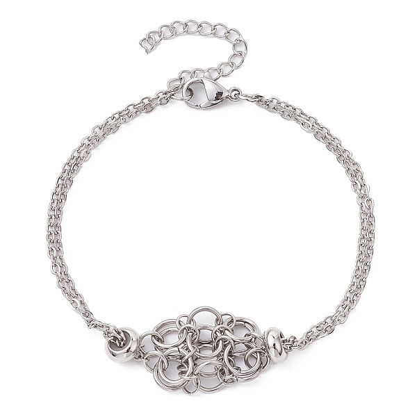 PandaHall 304 Stainless Steel Macrame Pouch Braided Gemstone Holder Bracelet Making, Stainless Steel Color, 7-5/8 inch(19.5cm) 304 Stainless...
PandaHall 304 Stainless Steel Macrame Pouch Braided Gemstone Holder Bracelet Making, Stainless Steel Color, 7-5/8 inch(19.5cm) 304 Stainless...