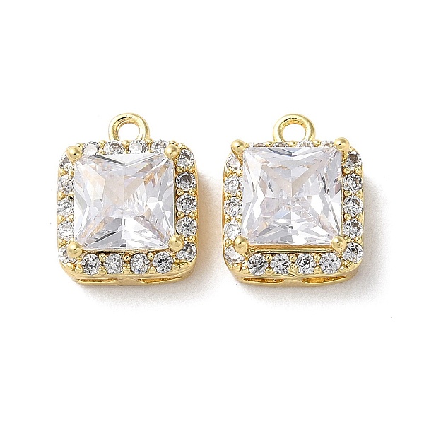 PandaHall Brass Micro Pave Cubic Zirconia Charms, Square Charm, Real 18K Gold Plated, 10.5x8.5x5mm, Hole: 1.3mm Brass+Cubic Zirconia..., Clear
PandaHall Brass Micro Pave Cubic Zirconia Charms, Square Charm, Real 18K Gold Plated, 10.5x8.5x5mm, Hole: 1.3mm Brass+Cubic Zirconia..., Clear