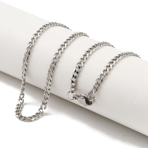 PandaHall 201 Stainless Steel Curb Chain Necklaces for Men, Stainless Steel Color, 20.24 inch(51.4cm) 201 Stainless Steel
PandaHall 201 Stainless Steel Curb Chain Necklaces for Men, Stainless Steel Color, 20.24 inch(51.4cm) 201 Stainless Steel