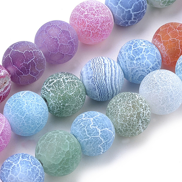 PandaHall Natural Weathered Agate Beads Strands, Frosted, Dyed, Round, Colorful, 6mm, Hole: 1mm, about 62pcs/strand, 15.7 inch Weathered...
PandaHall Natural Weathered Agate Beads Strands, Frosted, Dyed, Round, Colorful, 6mm, Hole: 1mm, about 62pcs/strand, 15.7 inch Weathered...