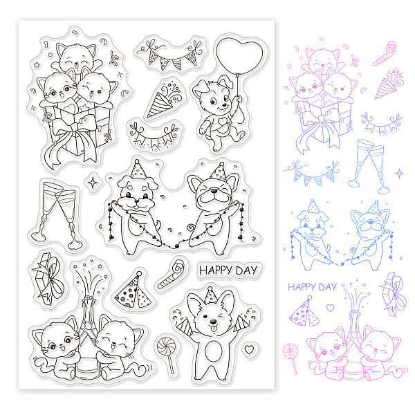 PandaHall PVC Plastic Stamps, for DIY Scrapbooking, Photo Album Decorative, Cards Making, Stamp Sheets, Birthday Themed Pattern, 16x11x0.3cm...
PandaHall PVC Plastic Stamps, for DIY Scrapbooking, Photo Album Decorative, Cards Making, Stamp Sheets, Birthday Themed Pattern, 16x11x0.3cm...
