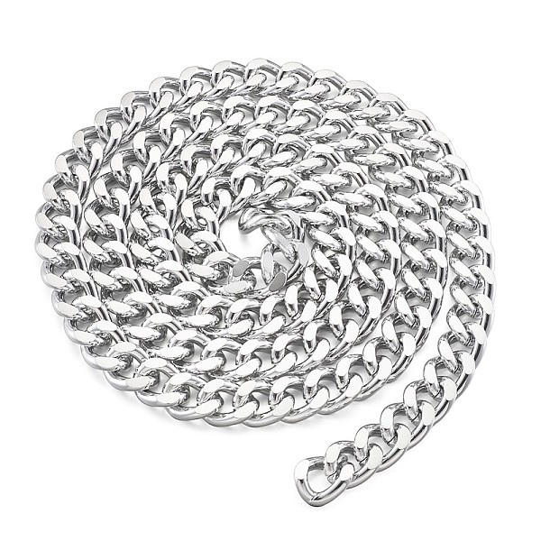 PandaHall Aluminium Curb Chains, Unwelded, Silver Color Plated, Link: 16.5x13x3.5mm, 1m/strand Aluminum
PandaHall Aluminium Curb Chains, Unwelded, Silver Color Plated, Link: 16.5x13x3.5mm, 1m/strand Aluminum