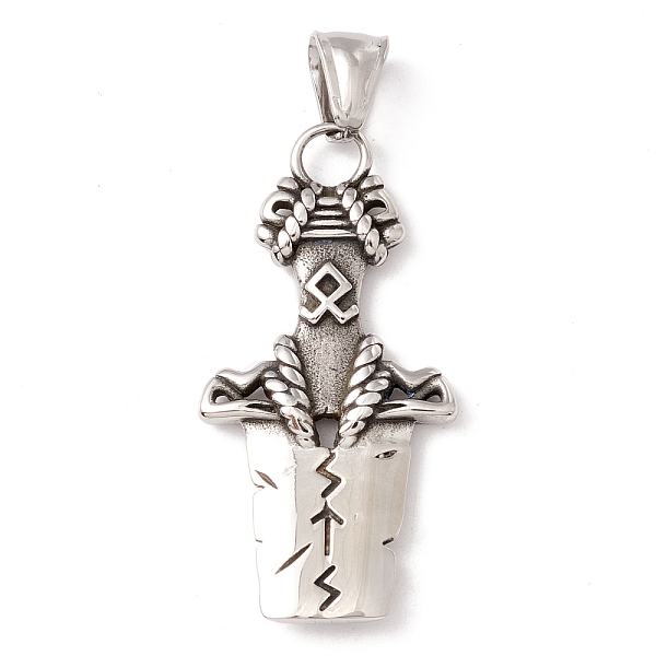 PandaHall 304 Stainless Steel Pendants, Broken Sword, Antique Silver, 44x22x4mm, Hole: 8.5x4mm 304 Stainless Steel Others
PandaHall 304 Stainless Steel Pendants, Broken Sword, Antique Silver, 44x22x4mm, Hole: 8.5x4mm 304 Stainless Steel Others