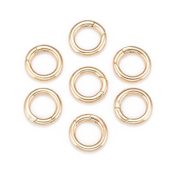 PandaHall Brass Spring Gate Rings, Donut, Nickel Free, Real 18K Gold Plated, 6 Gauge, 23x4mm, Inner Diameter: 15mm Brass
PandaHall Brass Spring Gate Rings, Donut, Nickel Free, Real 18K Gold Plated, 6 Gauge, 23x4mm, Inner Diameter: 15mm Brass