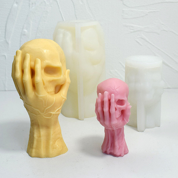 PandaHall Skull Candle Silicone Statue Molds, for Portrait Sculpture Portrait Sculpture Scented Candle Making, Skull, 5.5x10.5cm Silicone...
PandaHall Skull Candle Silicone Statue Molds, for Portrait Sculpture Portrait Sculpture Scented Candle Making, Skull, 5.5x10.5cm Silicone...