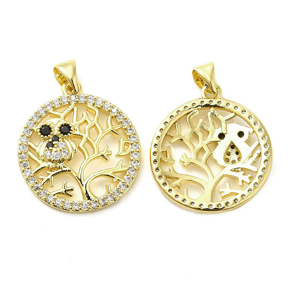 PandaHall Rack Plating Brass Micro Pave Cubic Zirconia Pendants, Long-Lasting Plated, Cadmium Free & Lead Free, Flat Round with Owl Charm..., Black
PandaHall Rack Plating Brass Micro Pave Cubic Zirconia Pendants, Long-Lasting Plated, Cadmium Free & Lead Free, Flat Round with Owl Charm..., Black