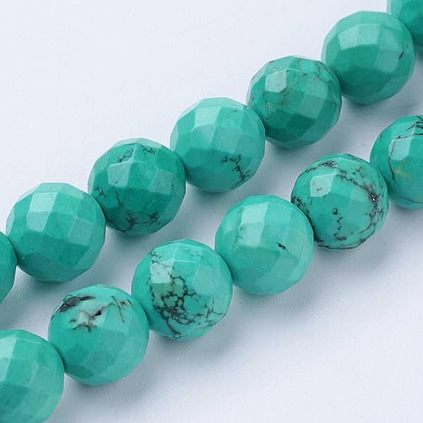 PandaHall Natural Magnesite Beads Strands, Dyed & Heated, Faceted, Round, Light Sea Green, 4mm, Hole: 1mm, about 98pcs/strand, 15.7 inch...
PandaHall Natural Magnesite Beads Strands, Dyed & Heated, Faceted, Round, Light Sea Green, 4mm, Hole: 1mm, about 98pcs/strand, 15.7 inch...