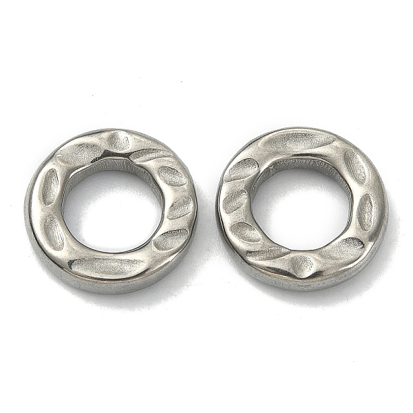 PandaHall 304 Stainless Steel linking Rings, Hammered, Round Ring, Stainless Steel Color, 12.1x2.7mm, Inner Diameter: 6.5mm 304 Stainless...
PandaHall 304 Stainless Steel linking Rings, Hammered, Round Ring, Stainless Steel Color, 12.1x2.7mm, Inner Diameter: 6.5mm 304 Stainless...