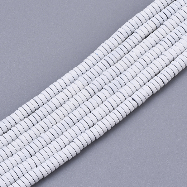 PandaHall Spray Painted Non-magnetic Synthetic Hematite Beads Strands, Heishi Beads, Flat Round/Disc, White, 3x1mm, Hole: 0.8mm, about...
PandaHall Spray Painted Non-magnetic Synthetic Hematite Beads Strands, Heishi Beads, Flat Round/Disc, White, 3x1mm, Hole: 0.8mm, about...
