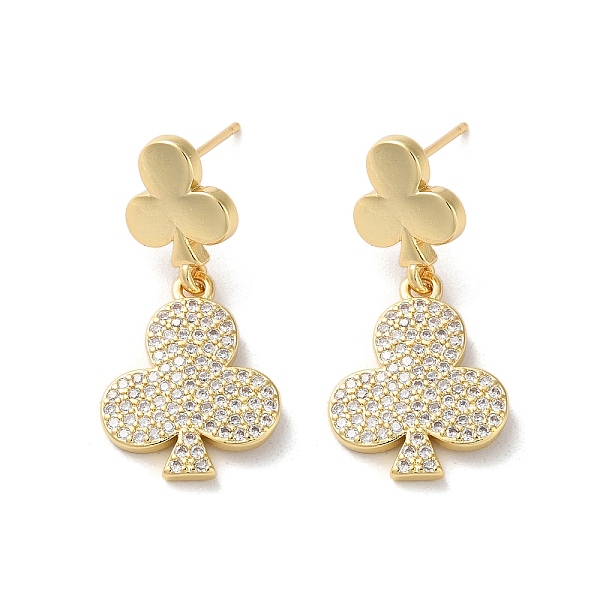 PandaHall Brass Pave Cubic Zirconia Stud Earrings for Women and Men, Club, Real 16K Gold Plated, 30.5x14.5mm Cubic Zirconia Others Clear
PandaHall Brass Pave Cubic Zirconia Stud Earrings for Women and Men, Club, Real 16K Gold Plated, 30.5x14.5mm Cubic Zirconia Others Clear