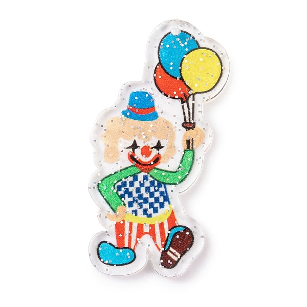 PandaHall Circus Theme Acrylic Pendants, Human, 49.5x27x2.5mm, Hole: 1.7mm Acrylic Human
PandaHall Circus Theme Acrylic Pendants, Human, 49.5x27x2.5mm, Hole: 1.7mm Acrylic Human