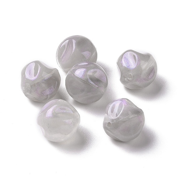 PandaHall Opaque Acrylic Beads, Glitter Beads, Twist Round, Light Grey, 15.5x14.5x15.5mm, Hole: 1.8mm, about 230pcs/500g Acrylic Round
PandaHall Opaque Acrylic Beads, Glitter Beads, Twist Round, Light Grey, 15.5x14.5x15.5mm, Hole: 1.8mm, about 230pcs/500g Acrylic Round