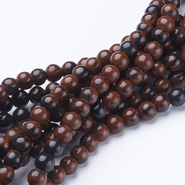 PandaHall 15~16 inch Round Gemstone Strand, Natural Mahogany Obsidian, hole: about 0.8mm, about 95pcs/strand Mahogany Obsidian Round Brown
PandaHall 15~16 inch Round Gemstone Strand, Natural Mahogany Obsidian, hole: about 0.8mm, about 95pcs/strand Mahogany Obsidian Round Brown