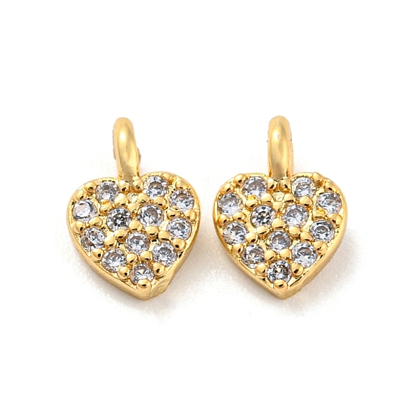 PandaHall Rack Plating Brass Micro Pave Cubic Zirconia Charms, Long-Lasting Plated, Cadmium Free & Lead Free, Heart, Golden, 7.5x5x1.6mm..., Clear
PandaHall Rack Plating Brass Micro Pave Cubic Zirconia Charms, Long-Lasting Plated, Cadmium Free & Lead Free, Heart, Golden, 7.5x5x1.6mm..., Clear