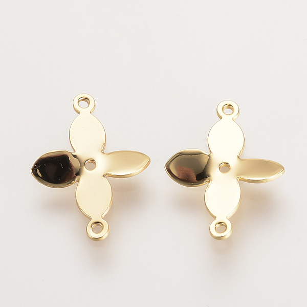 PandaHall Brass Links connectors, Nickel Free, Real 18K Gold Plated, Flower, 15x11x1mm, Hole: 1mm Brass Flower
PandaHall Brass Links connectors, Nickel Free, Real 18K Gold Plated, Flower, 15x11x1mm, Hole: 1mm Brass Flower