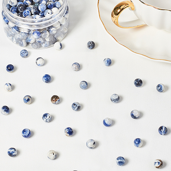 PandaHall OLYCRAFT 200pcs 8mm Natural Blue-Vein Stone Beads Sodalite Beads Round Loose Gemstone Beads Energy Stone for Bracelet Necklace...
PandaHall OLYCRAFT 200pcs 8mm Natural Blue-Vein Stone Beads Sodalite Beads Round Loose Gemstone Beads Energy Stone for Bracelet Necklace...